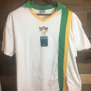 Disney Store Tigger Soccer XL Polo Shirt